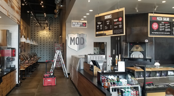 Mod Pizza Remodel and Construction